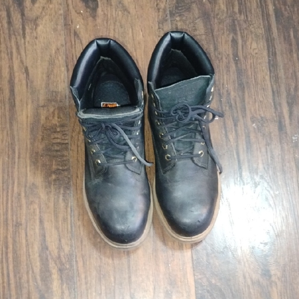 Timberland Men's Black Leather Boots